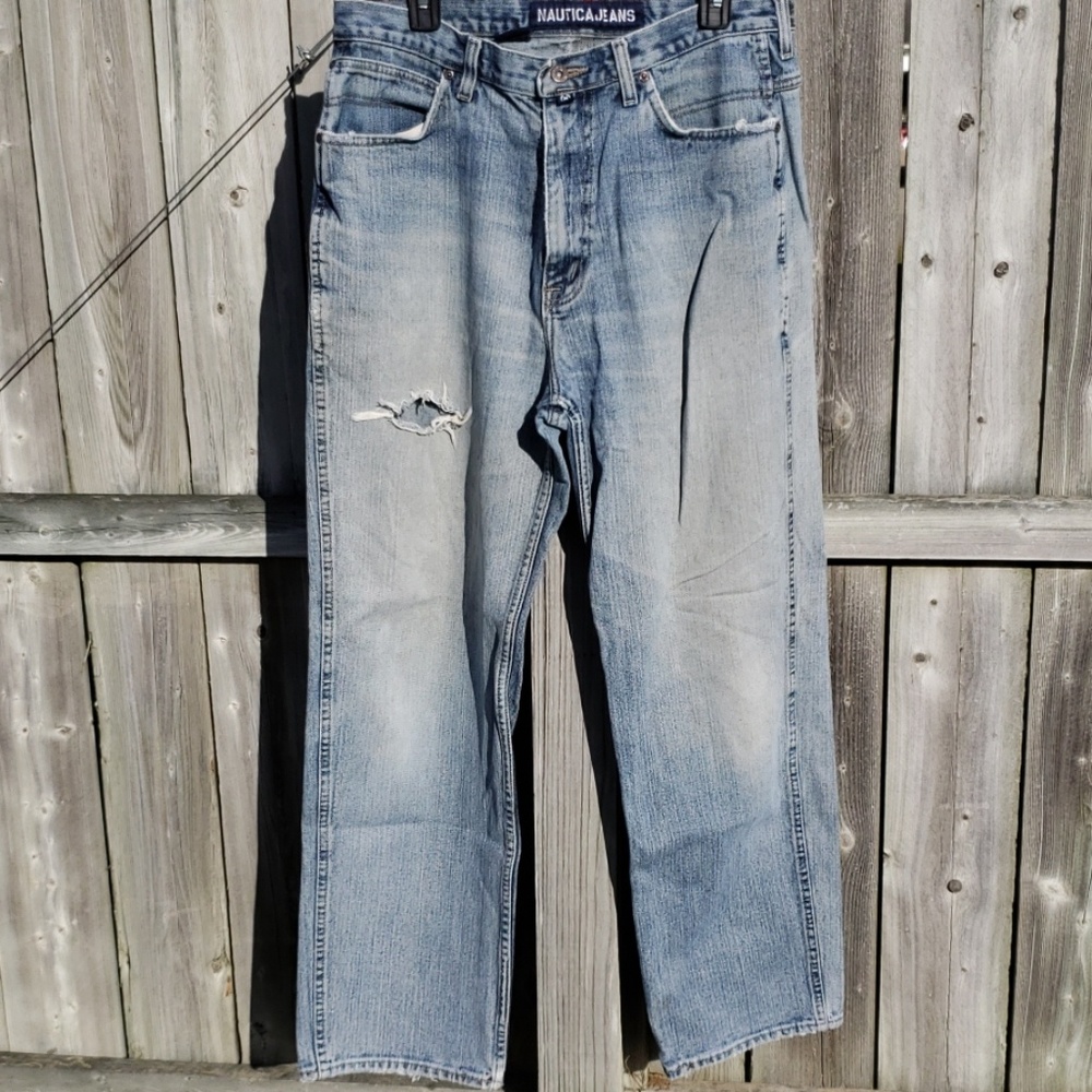 Distressed Nautica Jeans